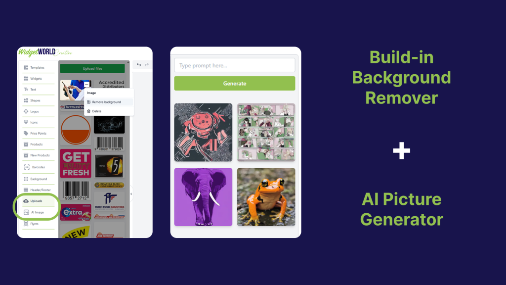 AI + Background Remover